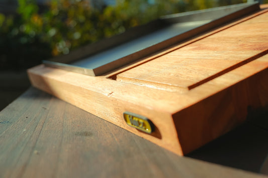 Tabla con Plancha de Hierro Holz