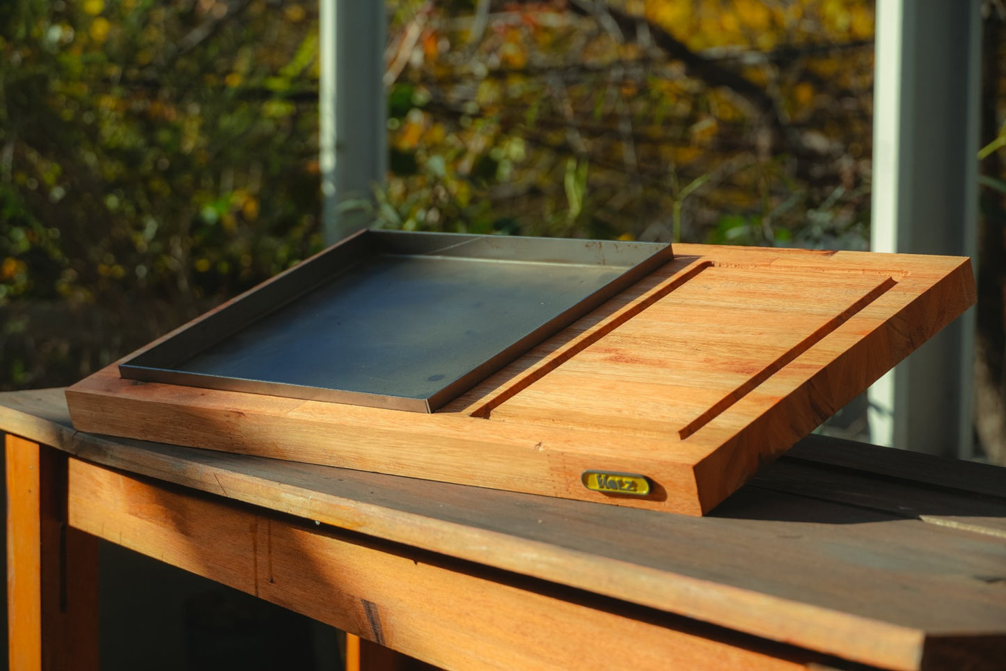 Tabla con Plancha de Hierro Holz